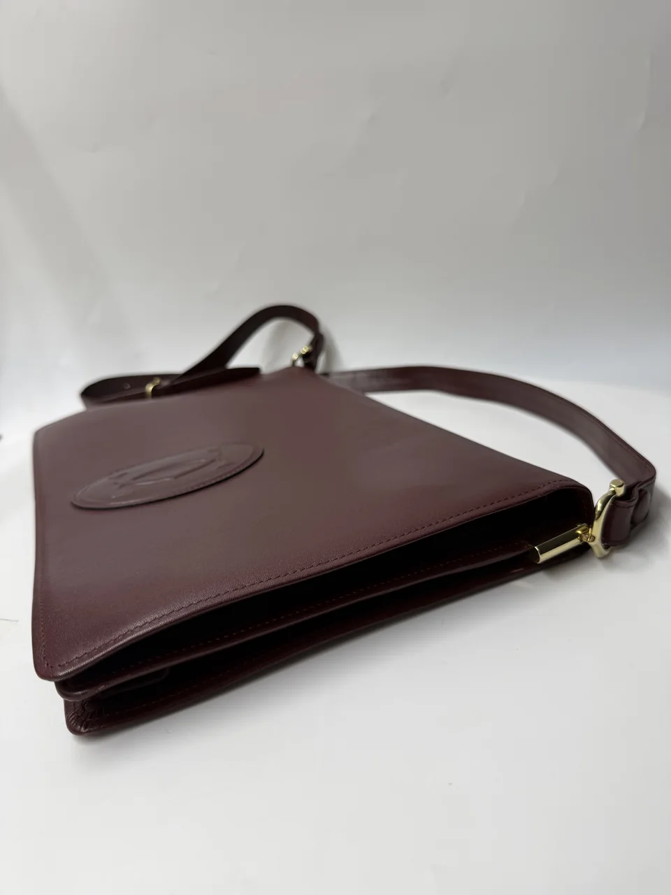 CARTIER MAST LINE SHOULDER BAG (BORDEAUX) view 4