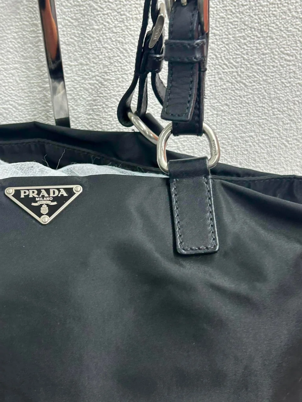 Prada tessuto handbag view 10