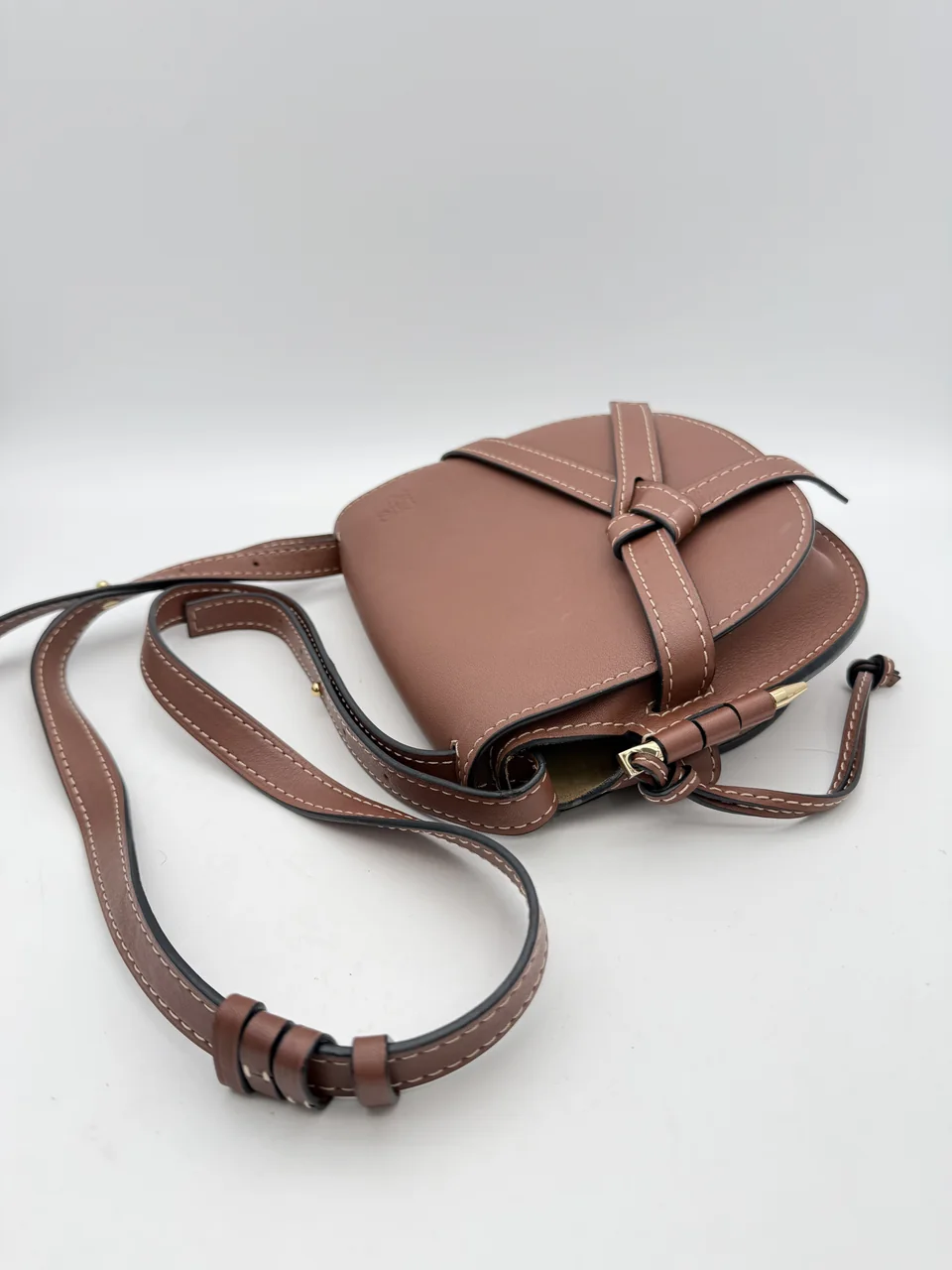 LOEWE GATE BAG (BROWN) view 4