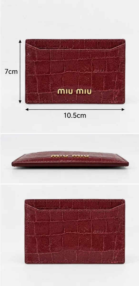 MIU MIU CARD CASE (RED) view 3