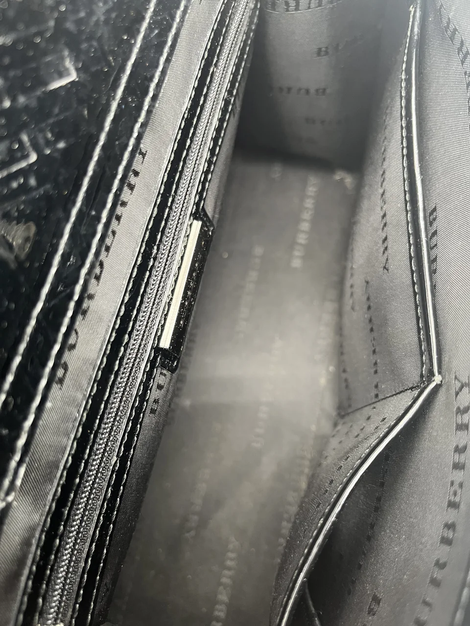 BURBERRY SHOULDER BAG (BLACK) view 7