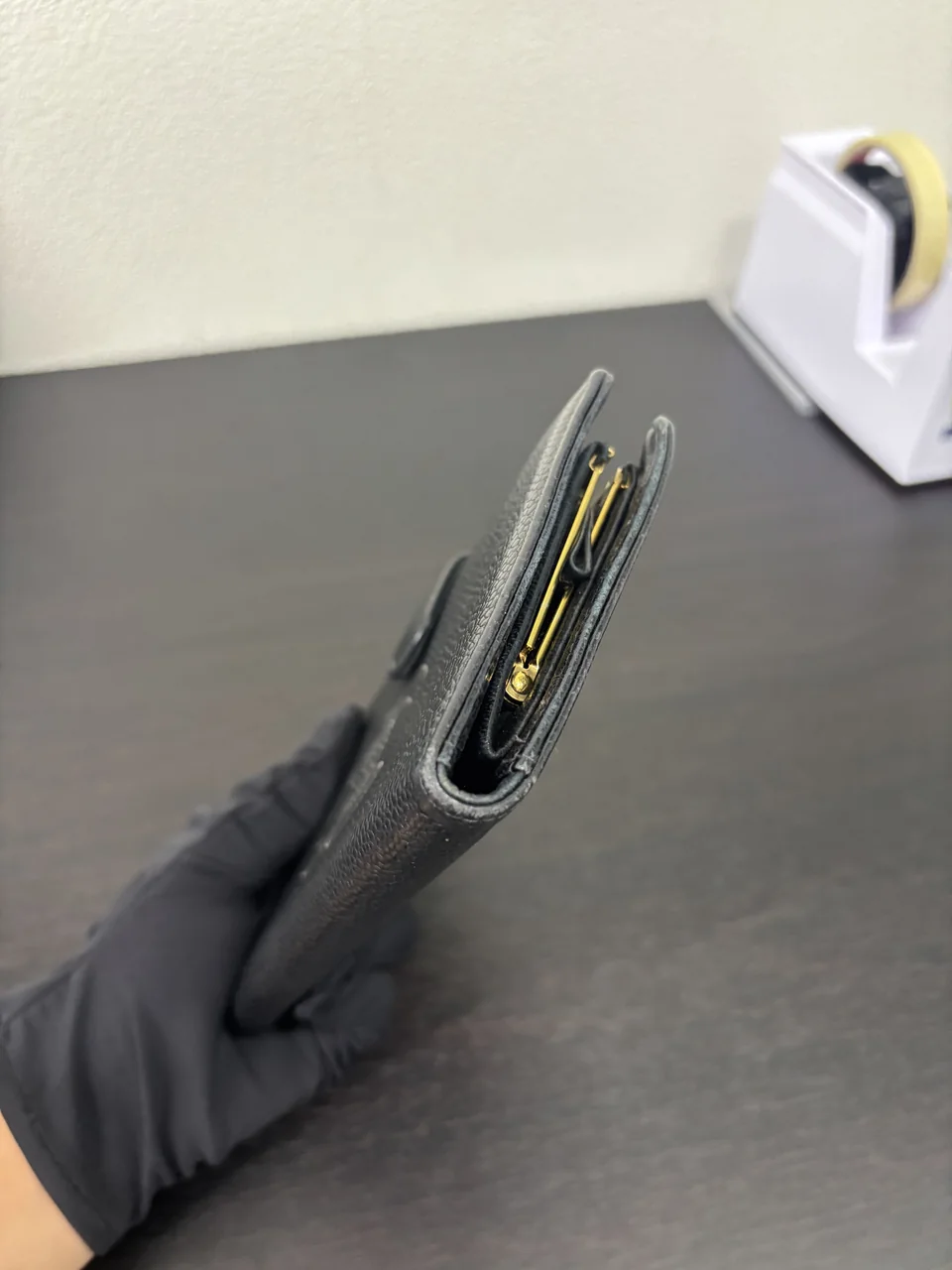 CHANEL CAVIAR TIMELESS CC BIFOLD LONG WALLET (6 SERIAL CODE) view 5