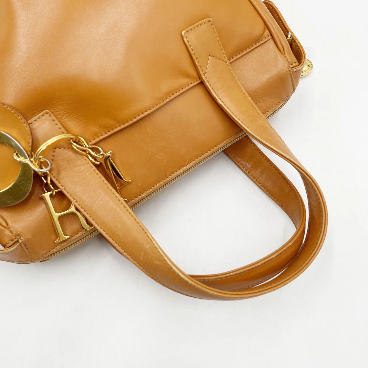 DIOR TWO-WAY BAG (BROWN) view 7