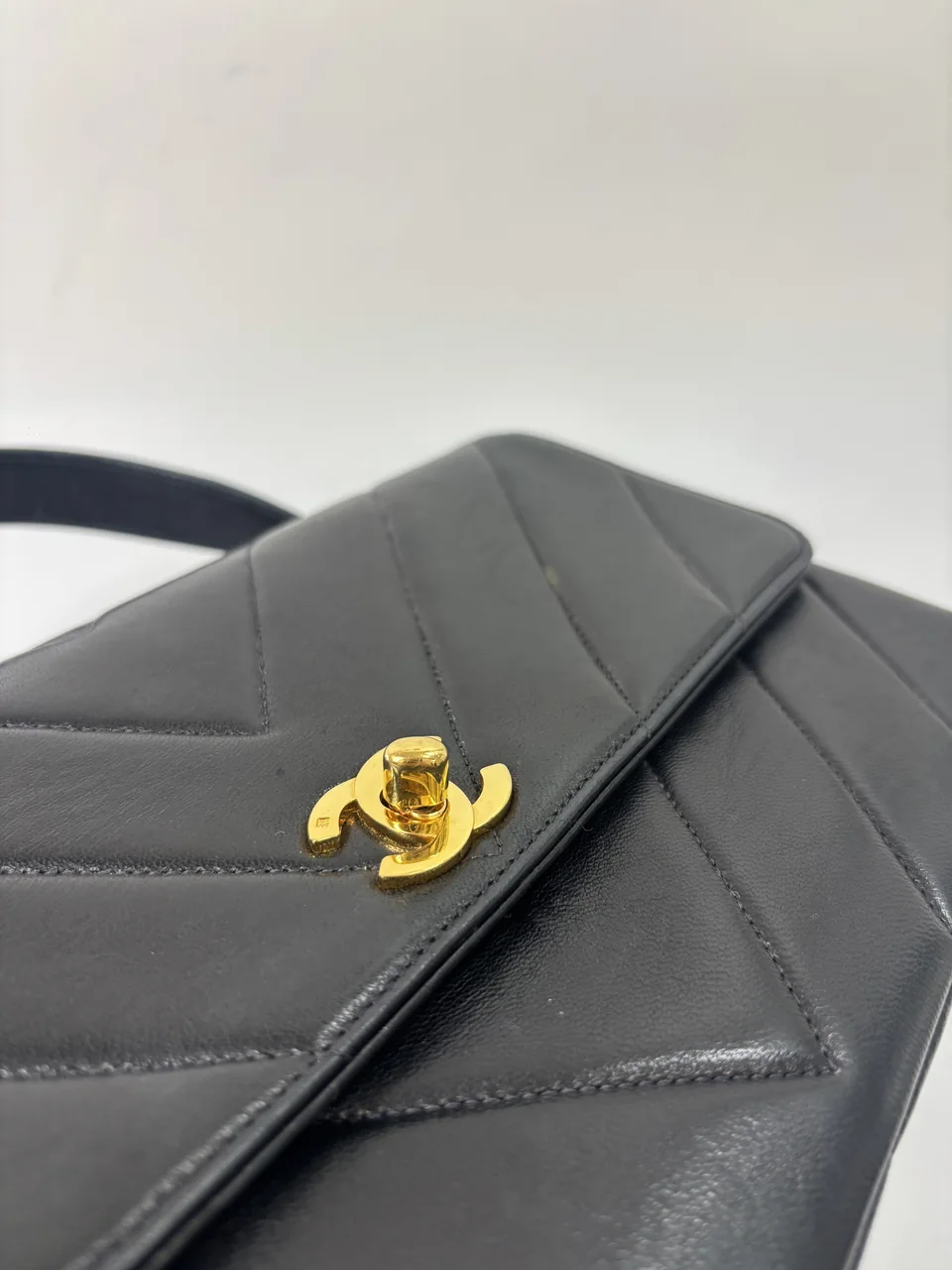CHANEL LAMB SKIN CHAIN SHOULDER BAG view 5