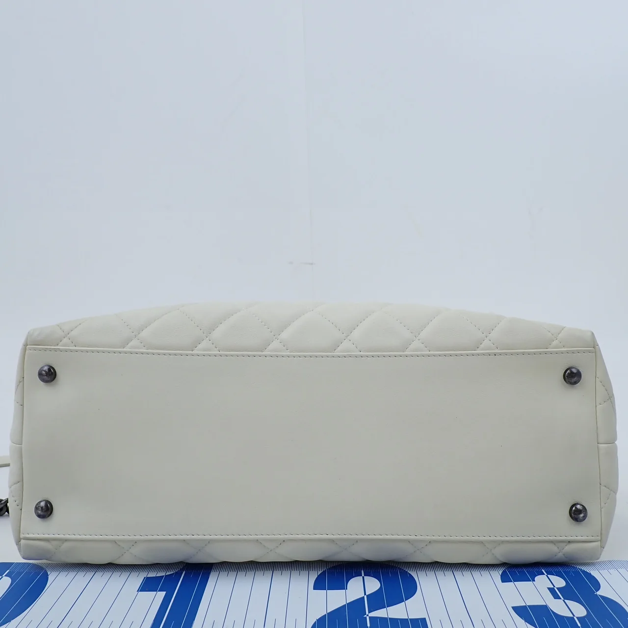 CHANEL LAMB SKIN MATELASSE TWO-WAY BAG view 3