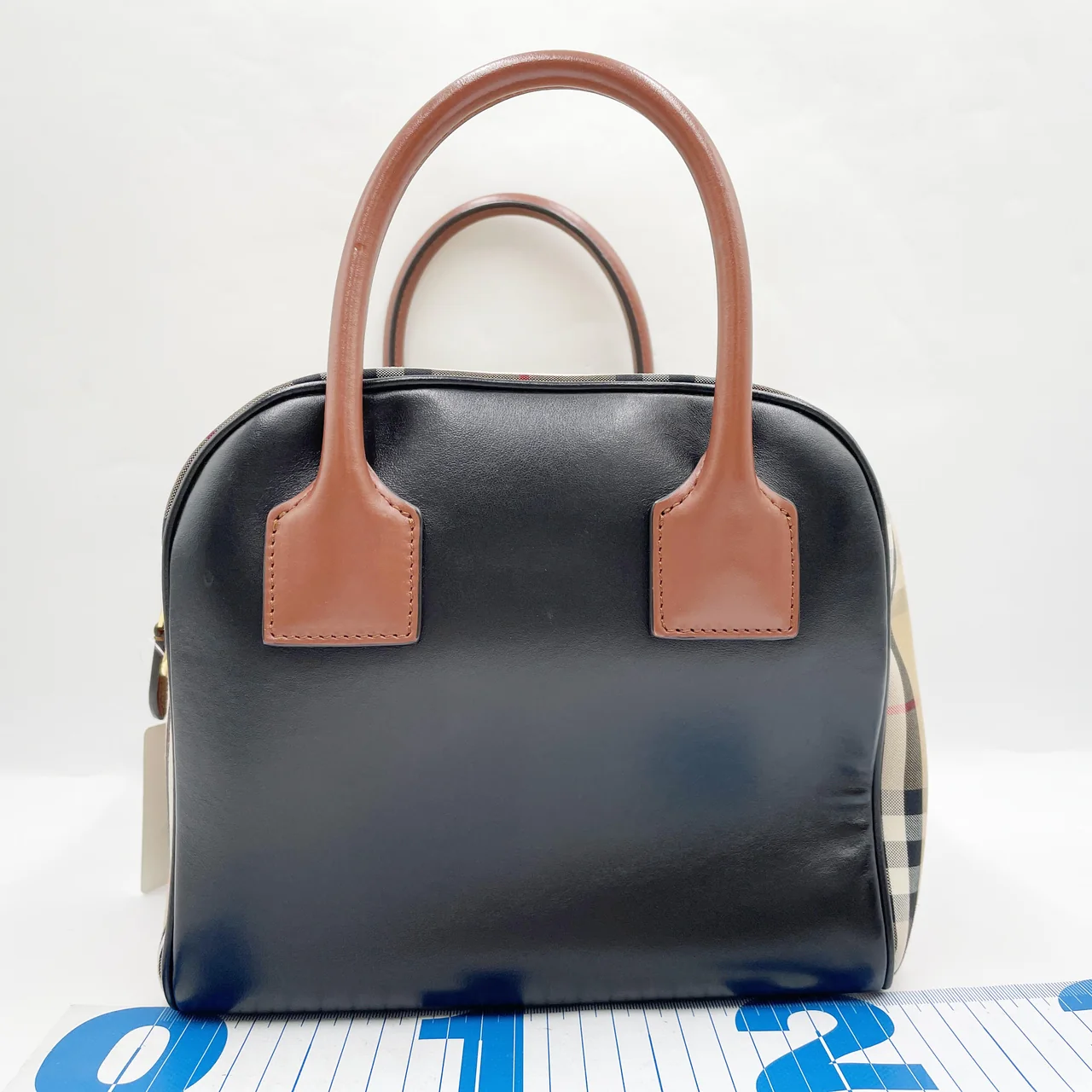 BURBERRY NOVA CHECK TWO-WAY BAG hover