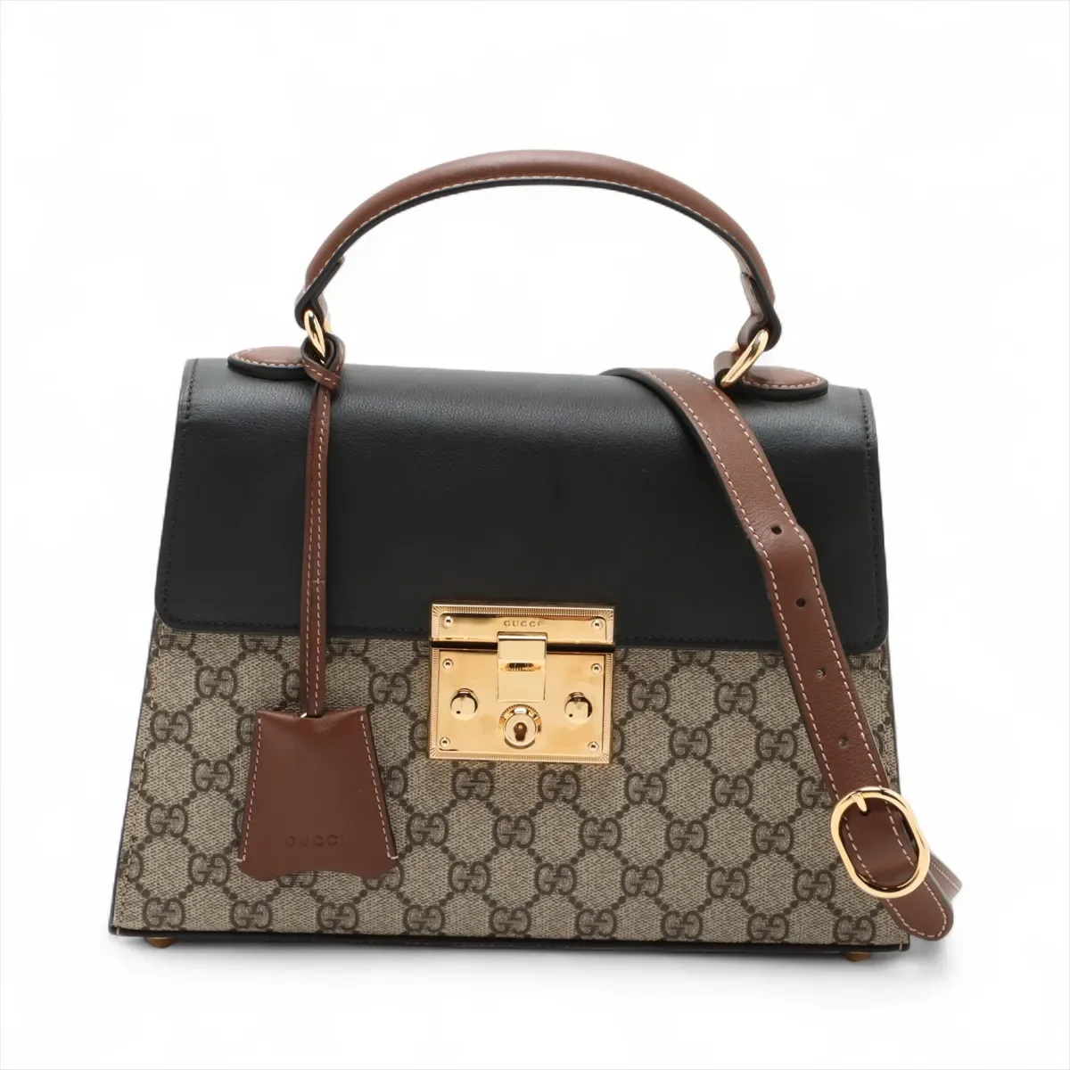 GUCCI GG SUPREME TWO-WAY HANDBAG