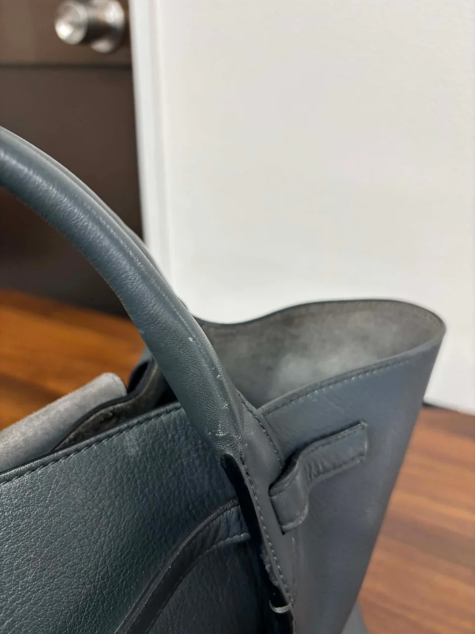 CELINE SHOULDER BAG (BLUE) view 4