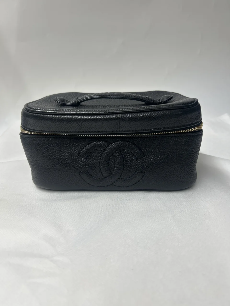 CHANEL CAVIAR COCO MARK VANITY BAG