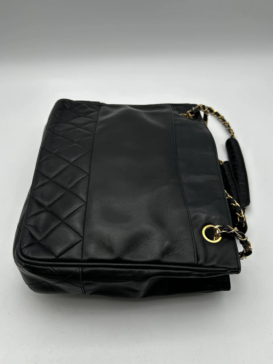 CHANEL LAMB SKIN CHAIN BAG view 4
