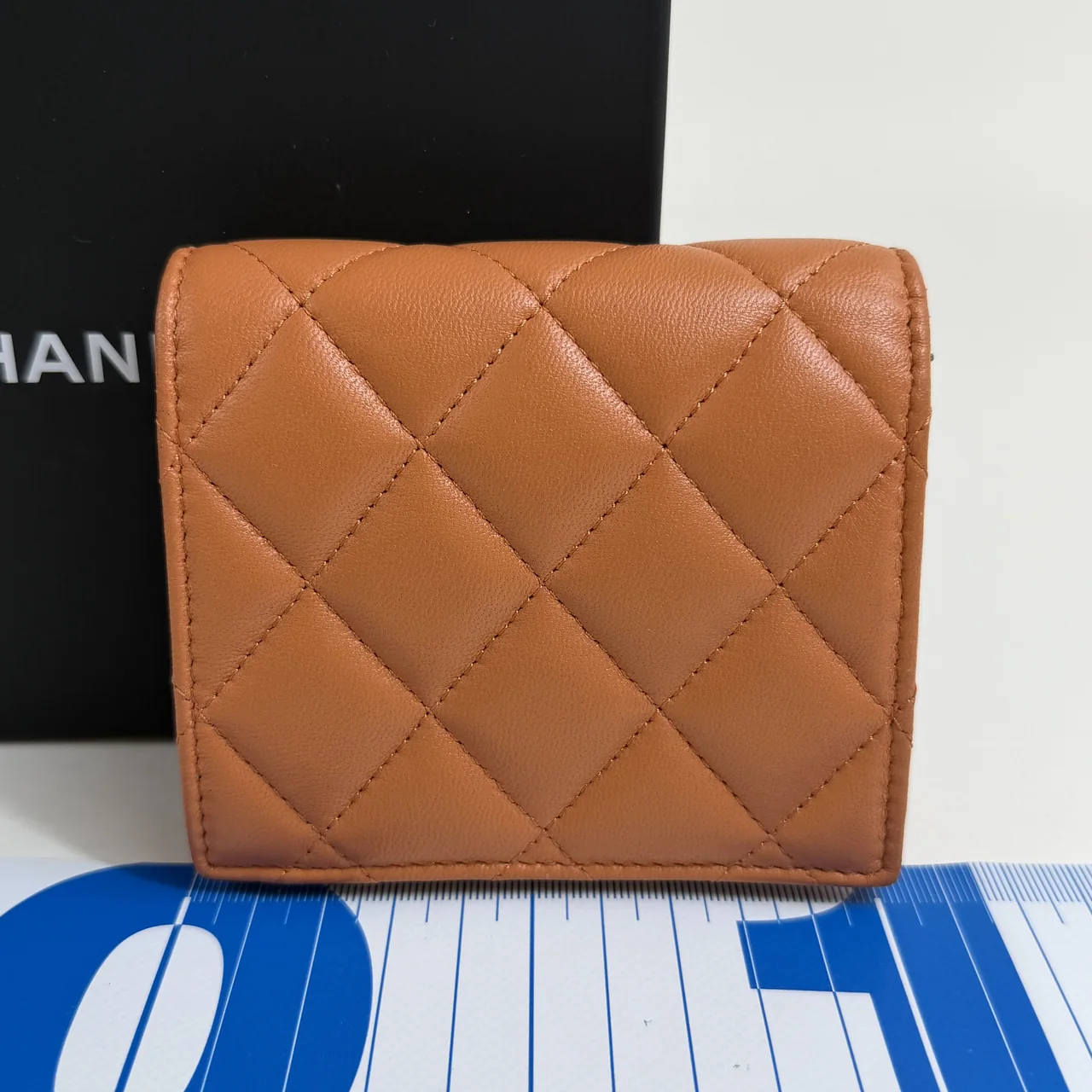 CHANEL LAMB SKIN BIFOLD WALLET hover