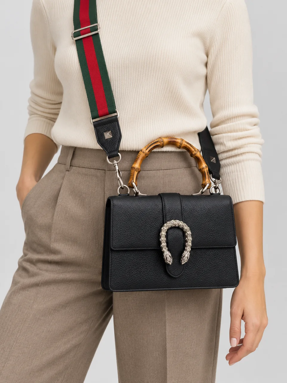 GUCCI DIONYSUS BAMBOO HANDBAG