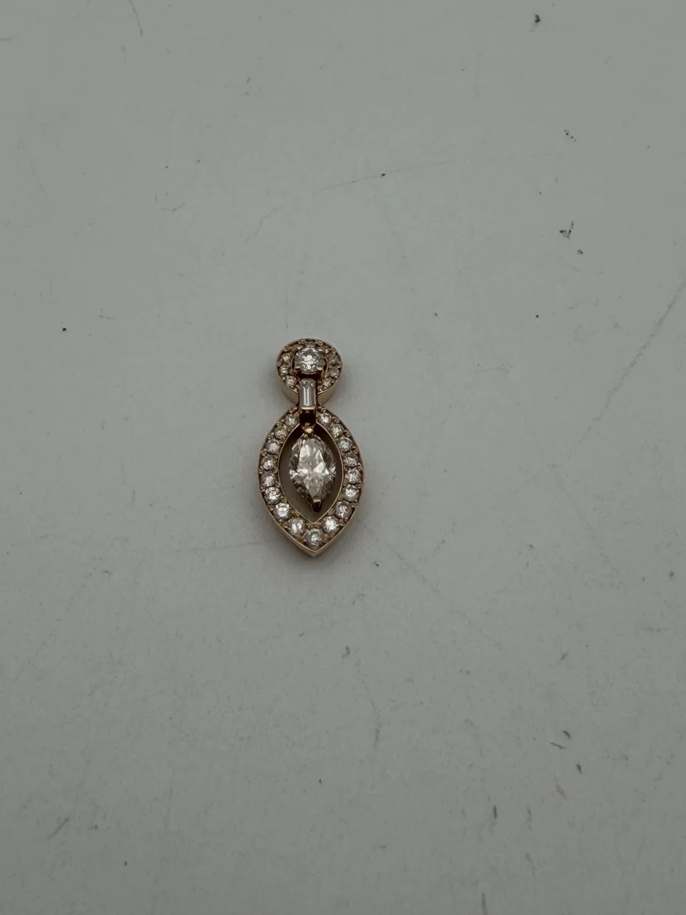 K18 DIAMOND PENDANT D0.444CT FD0.41CT 1.8G view 3