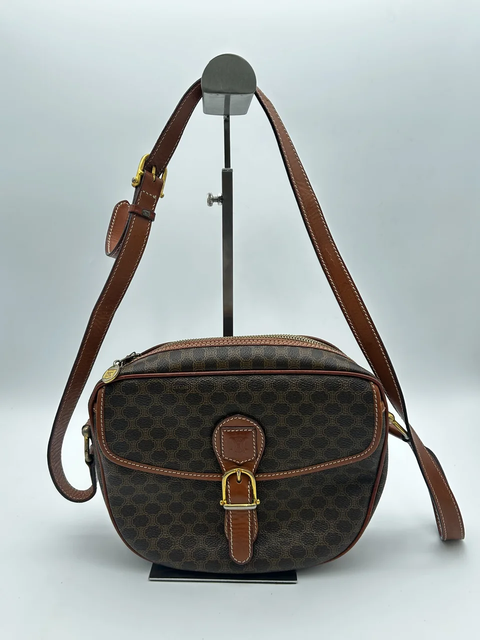 CELINE MACADAM SHOULDER BAG
