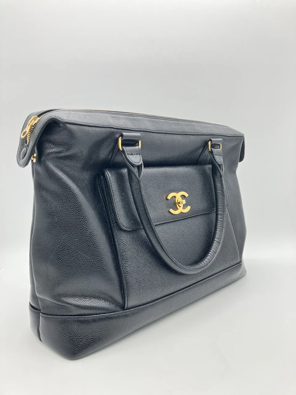CHANEL CAVIAR TOTE BAG view 2