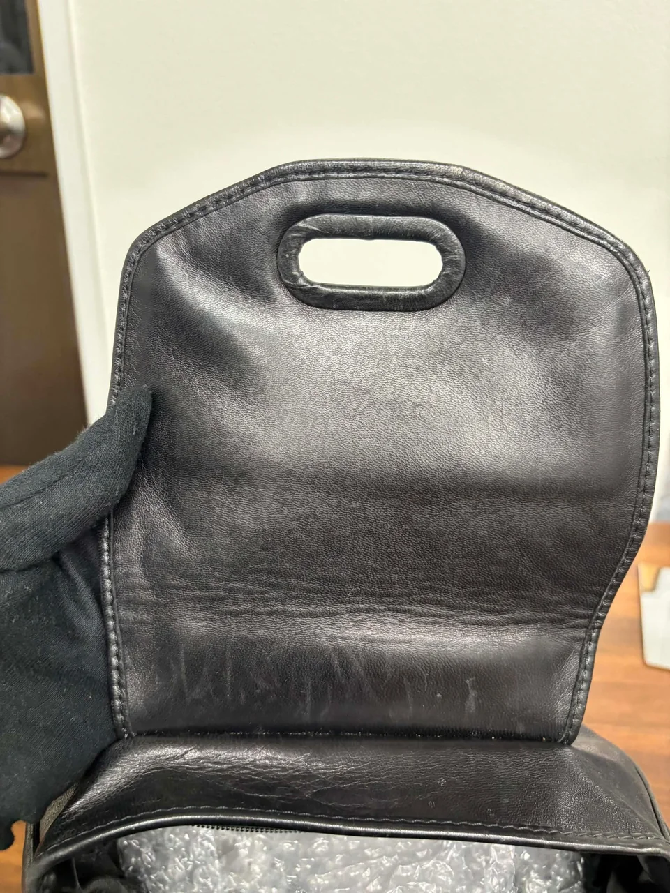 BOTTEGA VENETA INTRECCIATO BACKPACK (BLACK) view 10