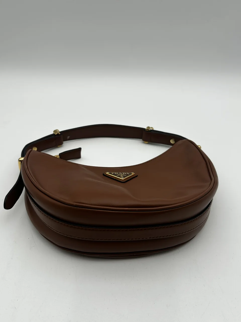 PRADA ARQUE SMALL (BROWN) hover
