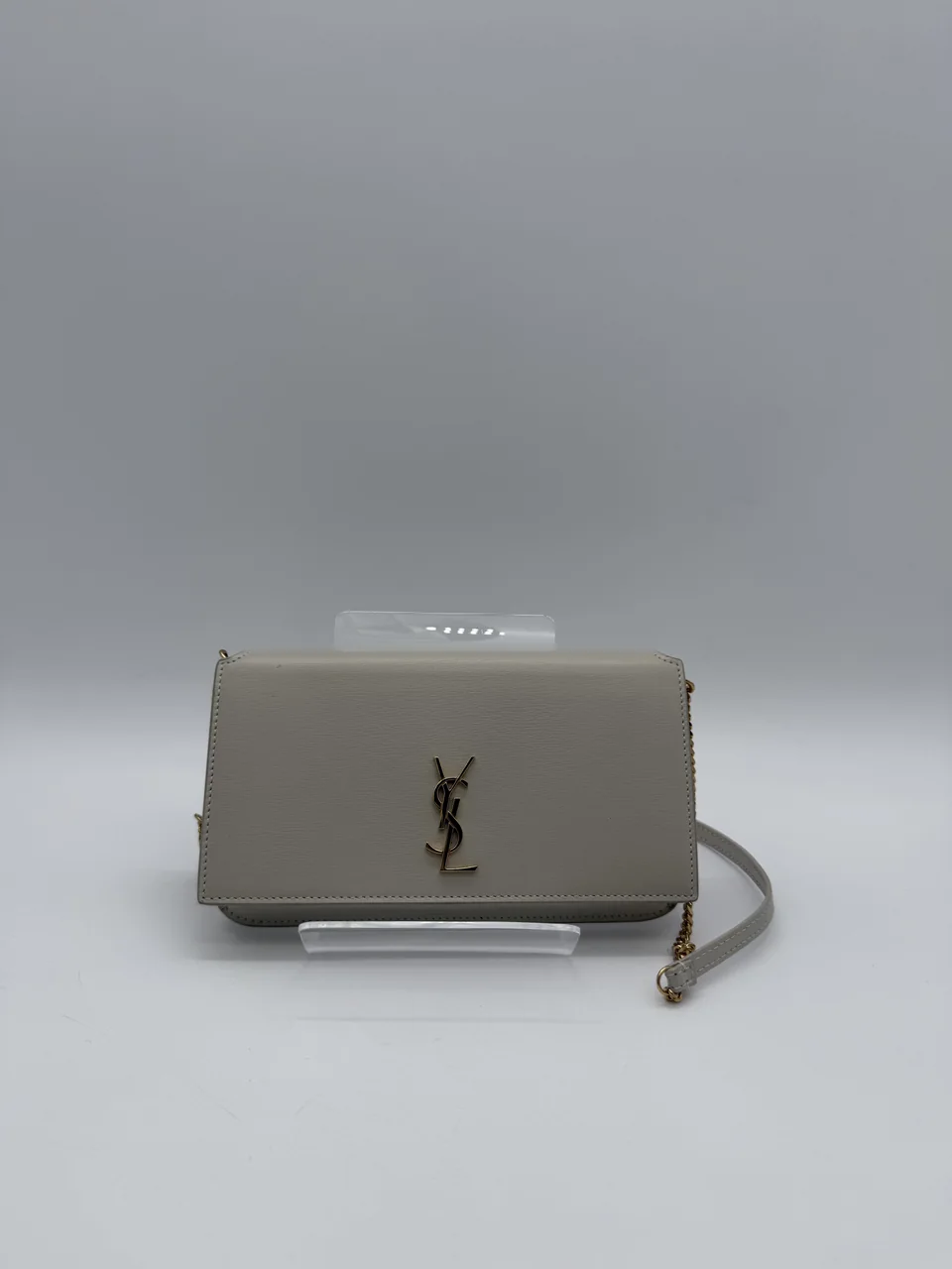 SAINT LAURENT PHONE HOLDER (IVORY) view 10