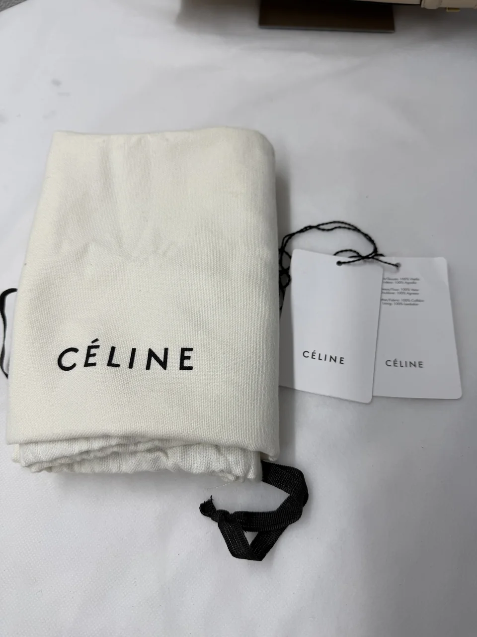CELINE LUGGAGE MICRO (BEIGE/BLACK) view 8
