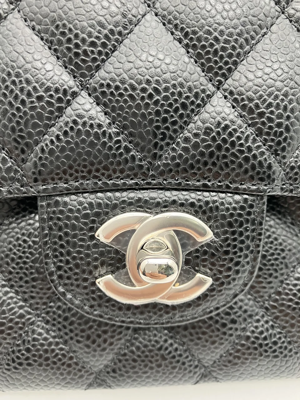 CHANEL CAVIAR DOUBLE FLAP MATELASSE 25 view 9
