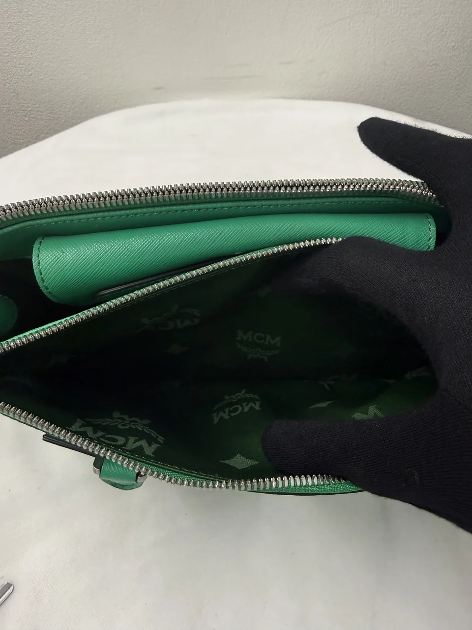 MCM TWO-WAY BAG (GREEN) view 9