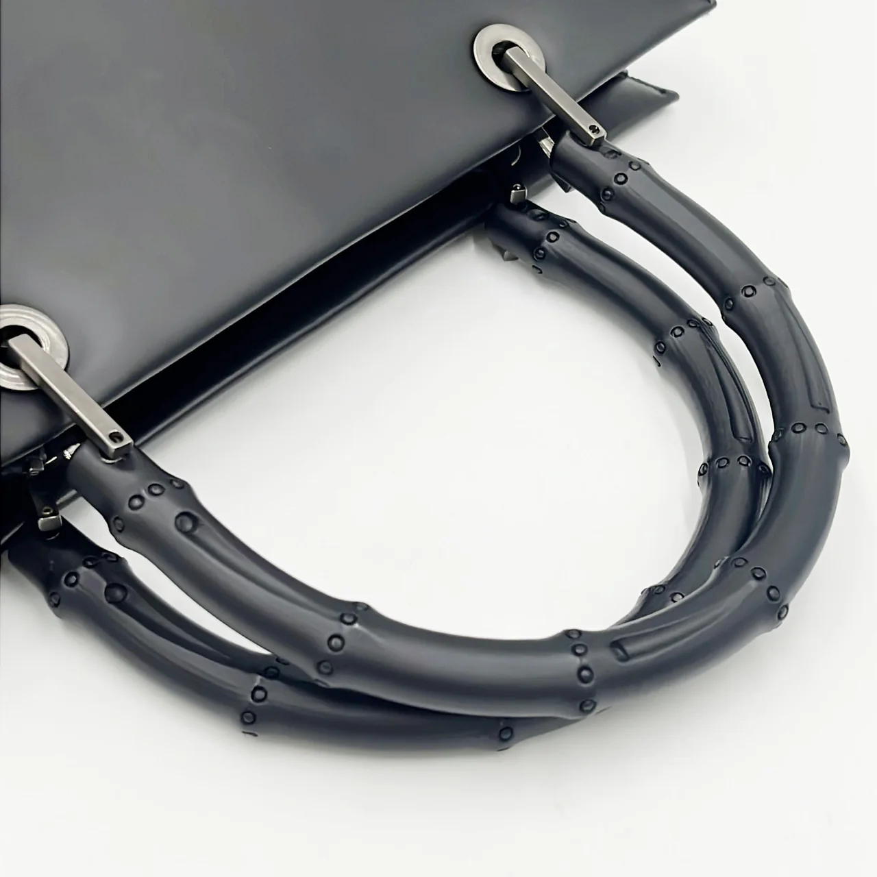 GUCCI BAMBOO TOTE BAG (BLACK) view 17