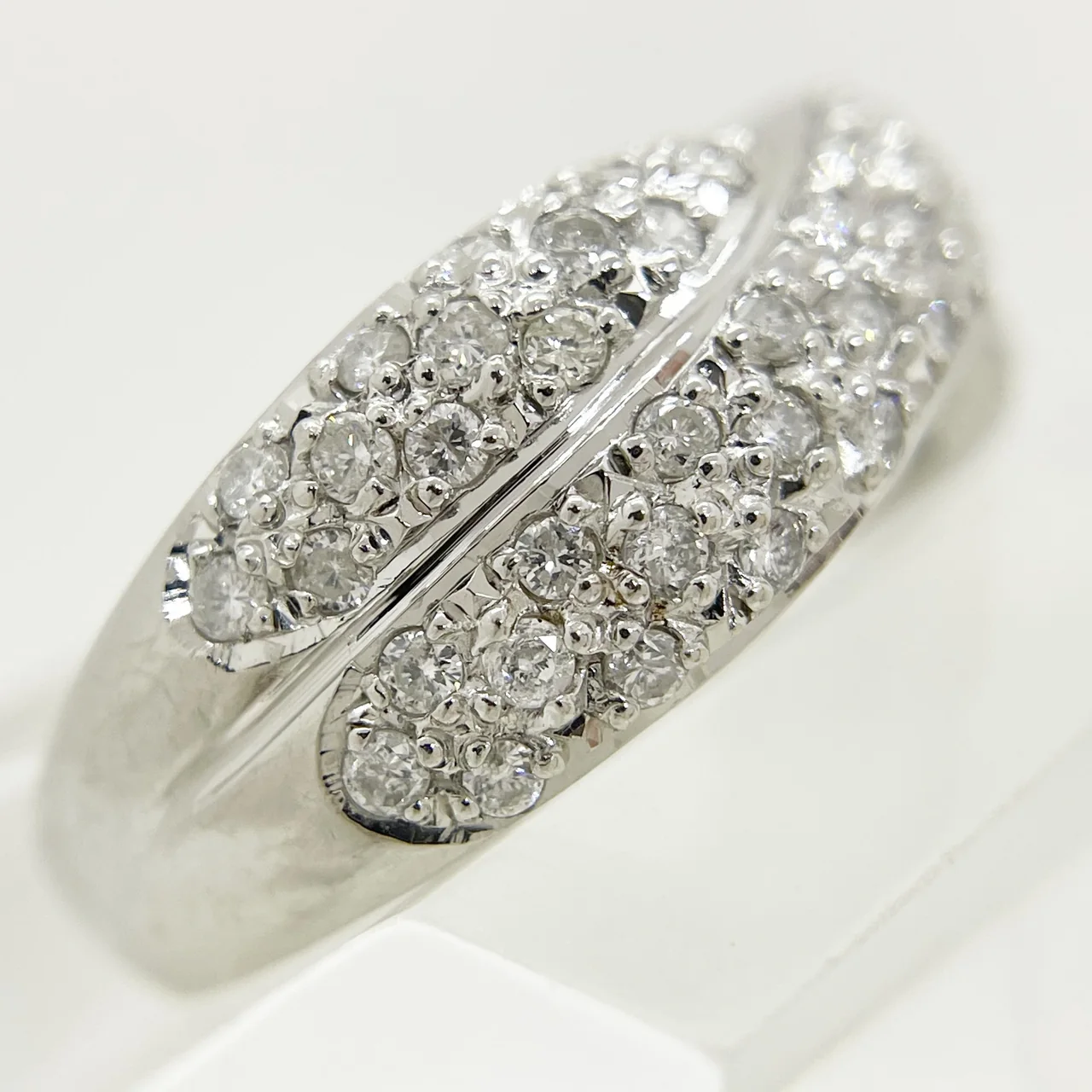 PT900 DIAMOND RING FD1.00CT 7.9G view 5
