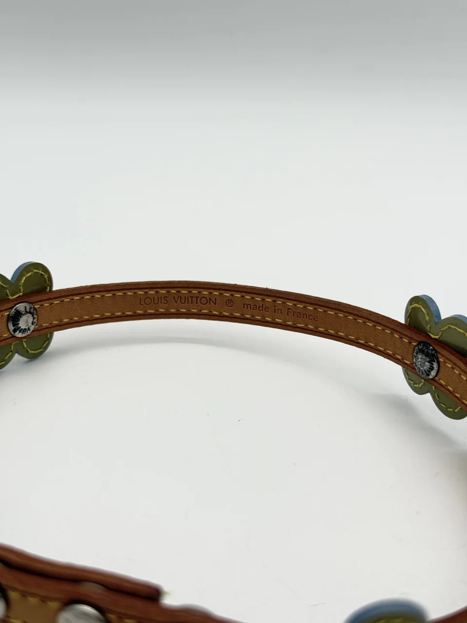 LOUIS VUITTON MONOGRAM VERNIS FLEUR WRAP BRACELET/CHOKER view 7