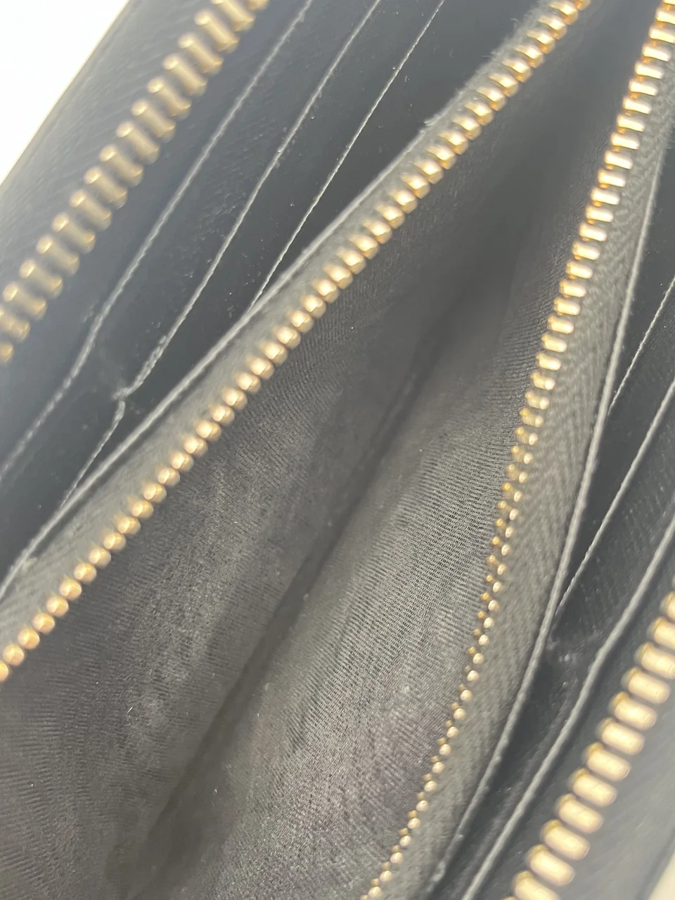 PRADA SAFFIANO ROUND FASTENER LONG WALLET (BLACK) photo 7