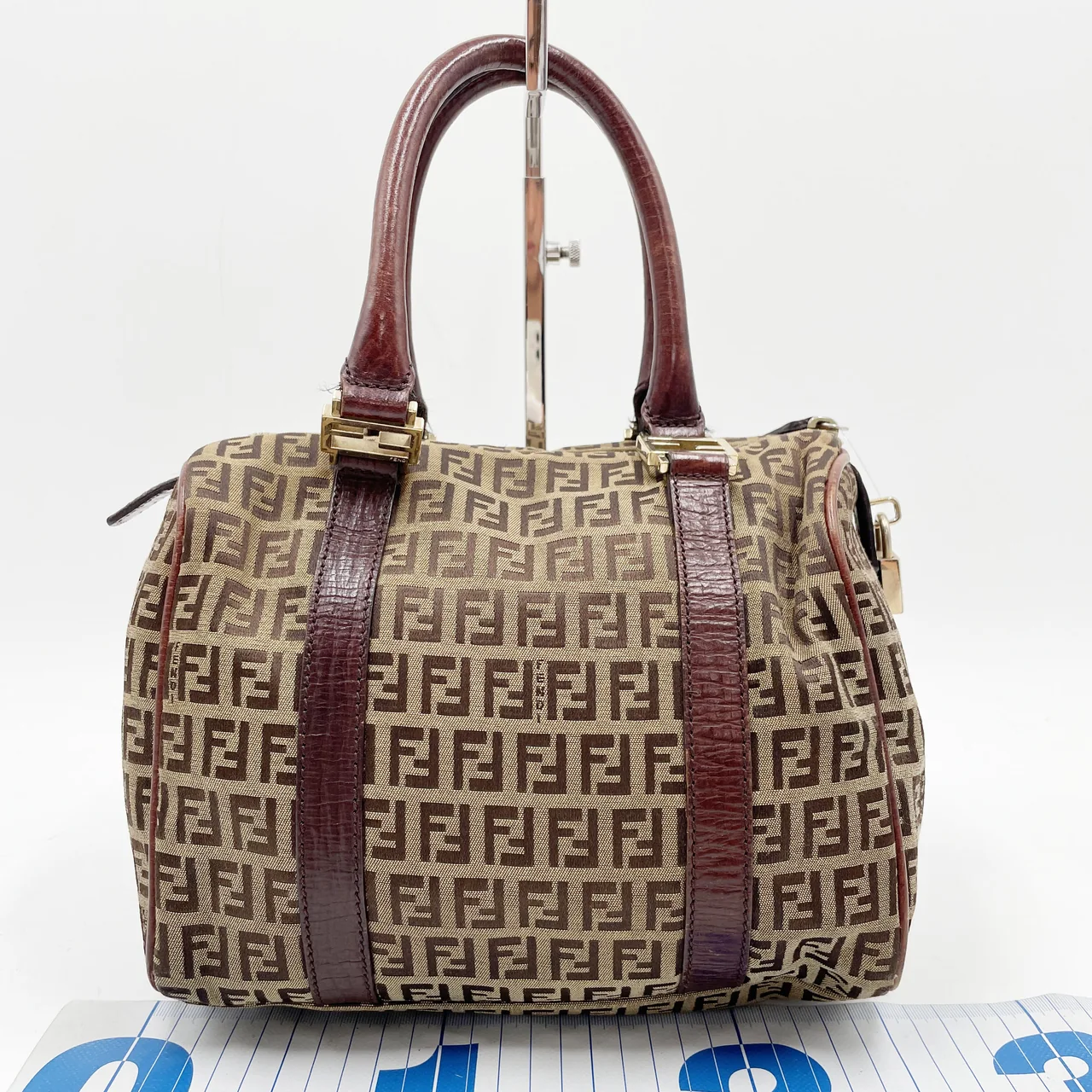 FENDI ZUCCA MINI BOSTON BAG hover