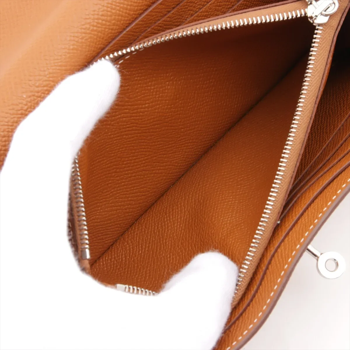 HERMES KELLY LONG WALLET (EPSOM, X STAMP) view 7
