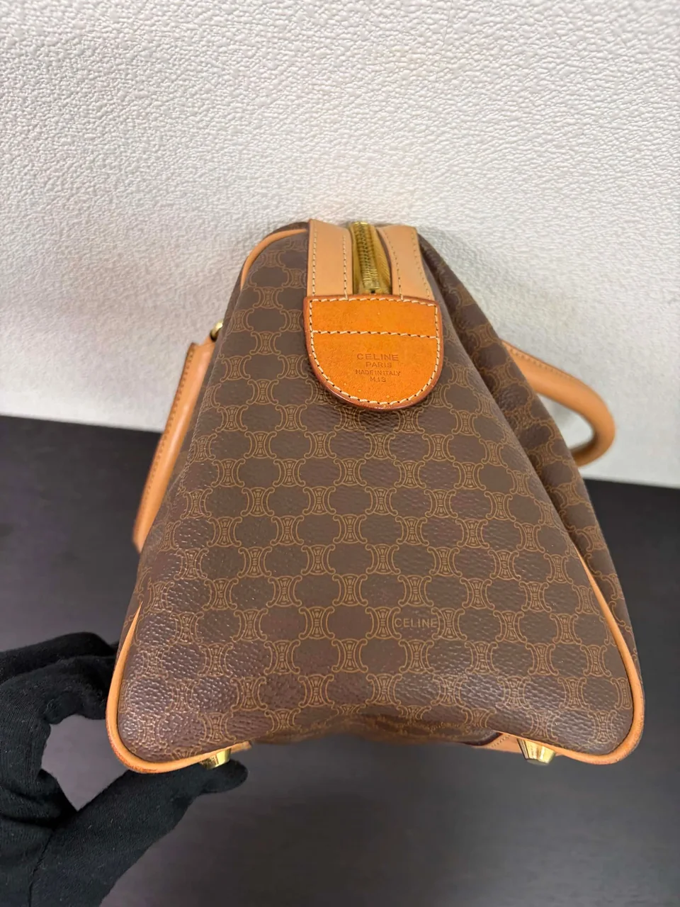 CELINE MACADAM BOSTON BAG view 17