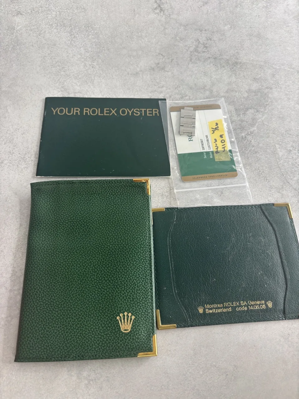 ROLEX GMT MASTER II BLACK DIAL OYSTER BRACELET (201/808/08) NEW PARALLEL (116710BLNR 5XF90307) view 13