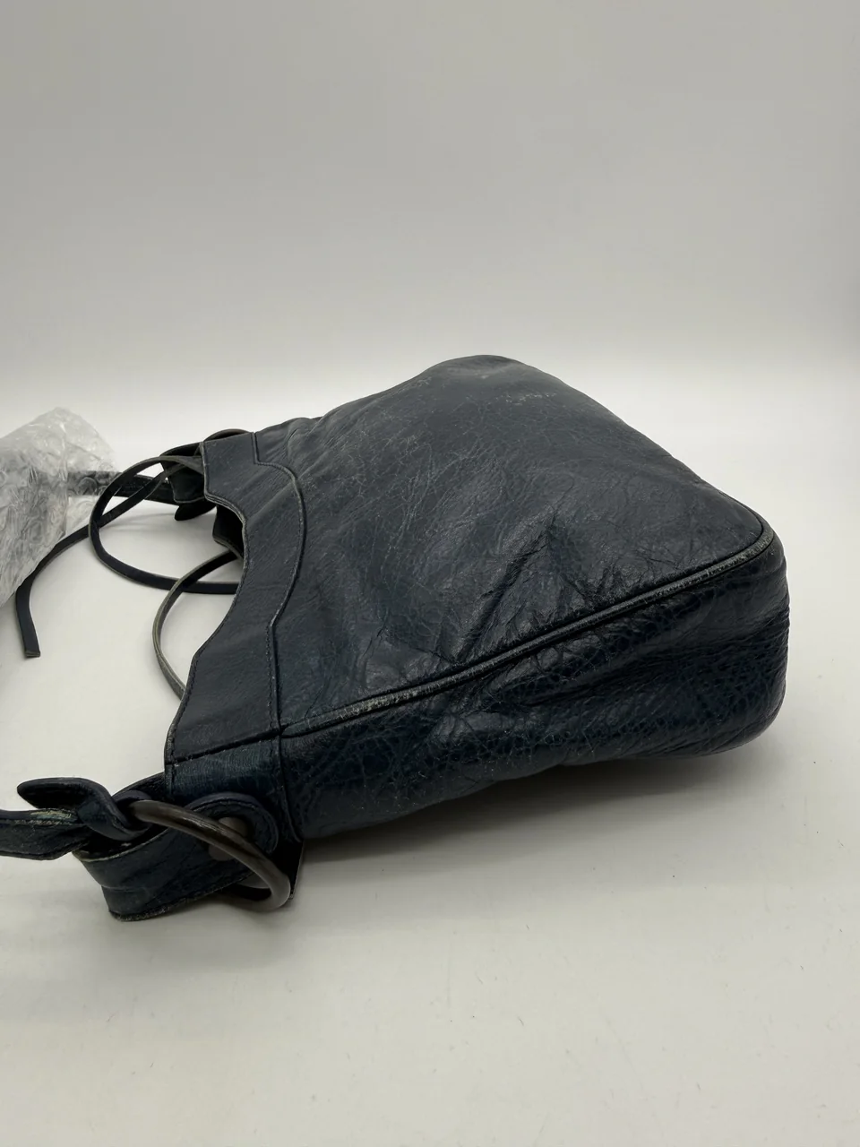 BALENCIAGA THE HIP SHOULDER BAG (BLUE) view 14