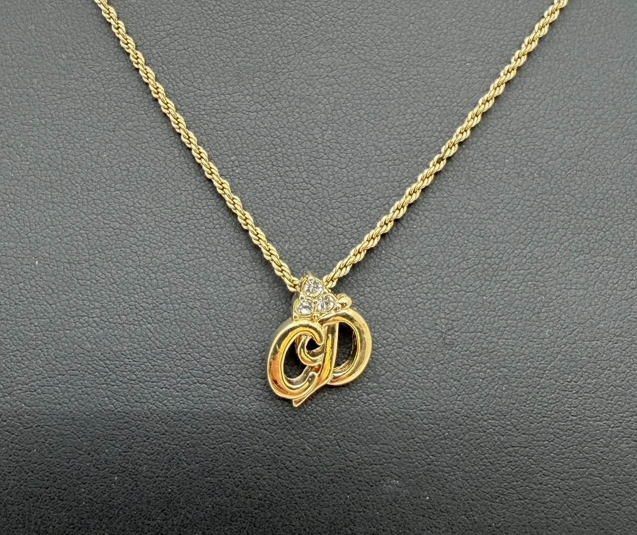 DIOR CD LOGO NECKLACE view 5