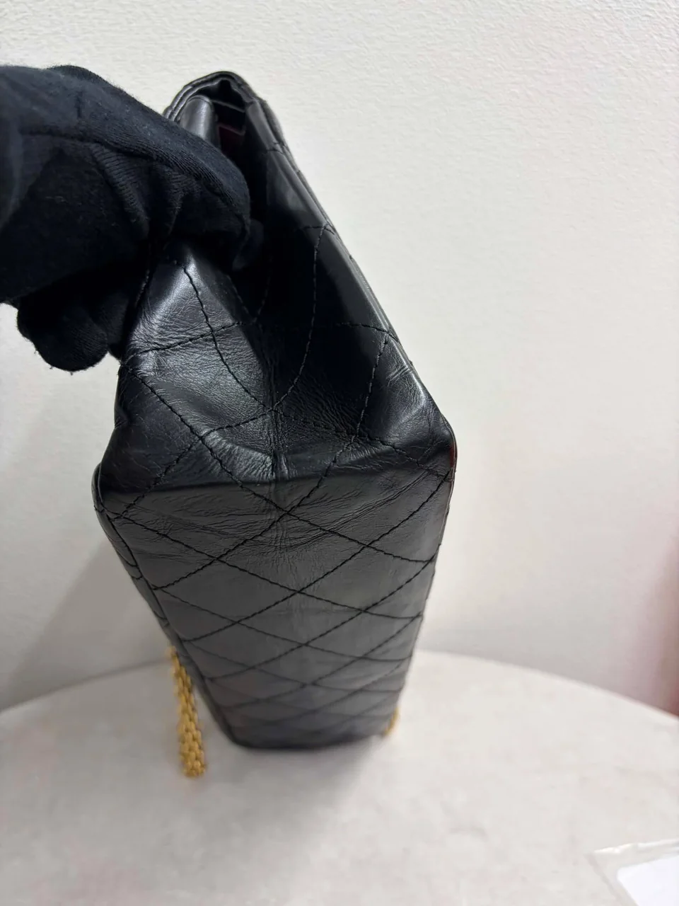 CHANEL CALF SKIN 2.55 MAXI view 7