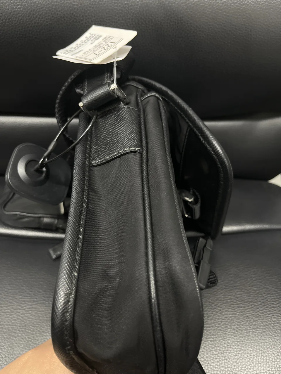 PRADA SAFFIANO SHOULDER BAG (BLACK) photo 5