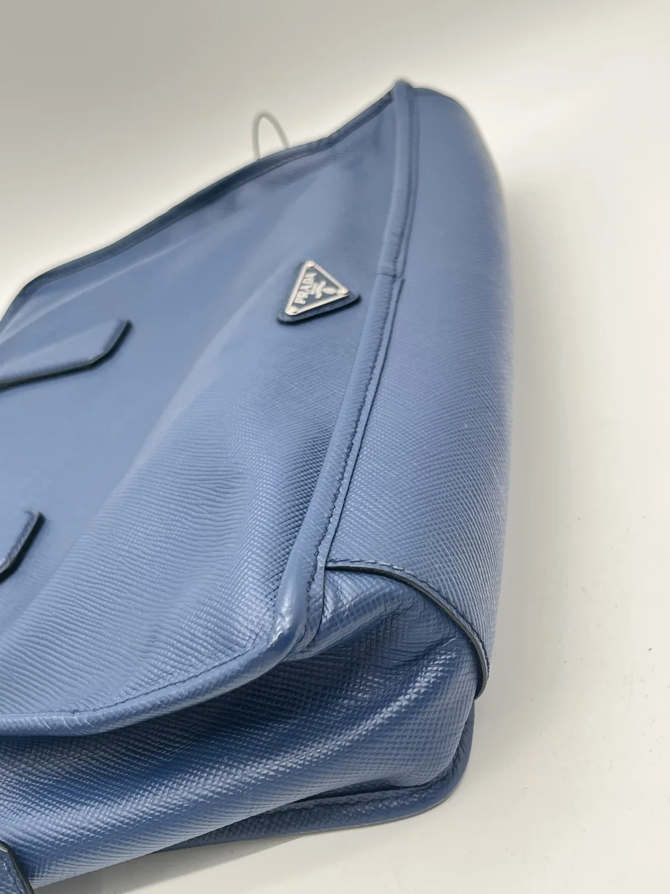 PRADA SAFFIANO HANDBAG (BLUE) view 5