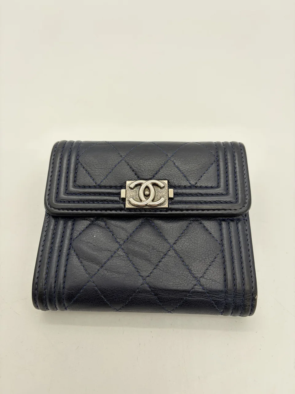 CHANEL LAMB SKIN COMPACT WALLET view 3
