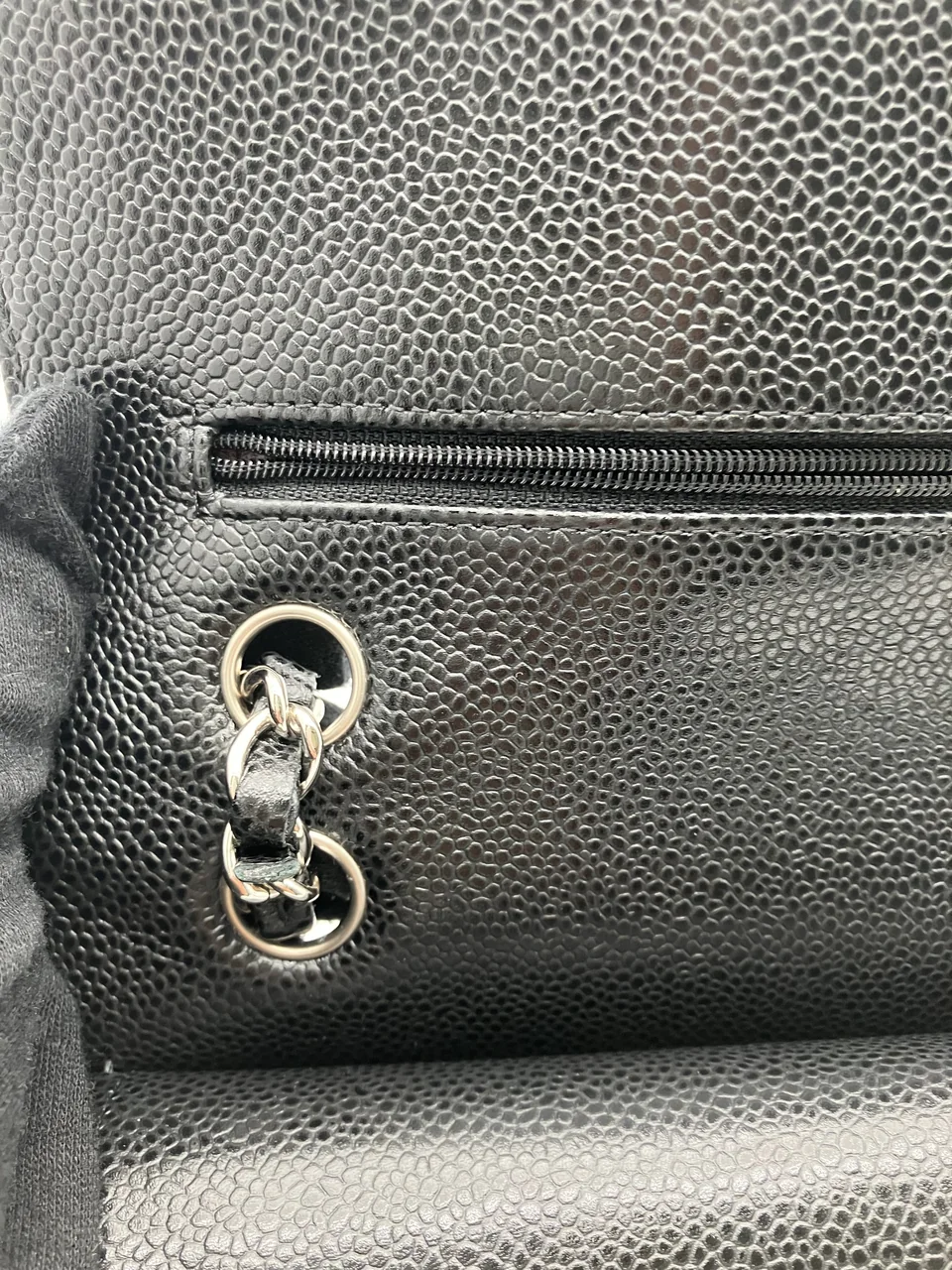 CHANEL CAVIAR DOUBLE FLAP MATELASSE 25 view 15