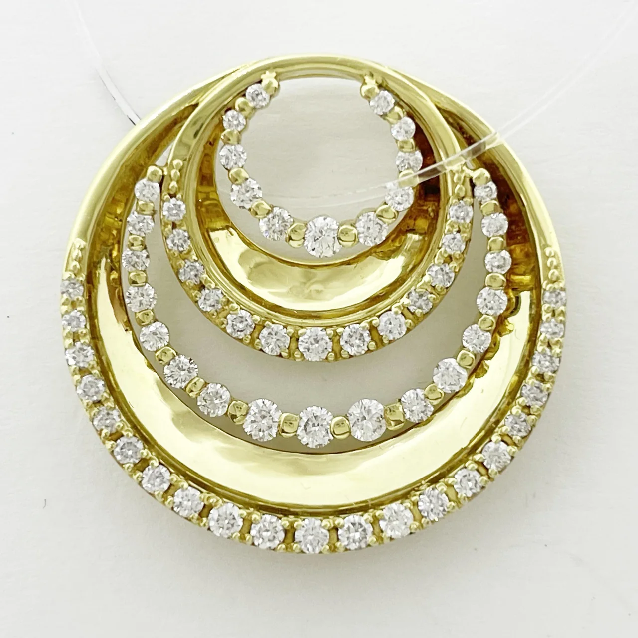 K18 DIAMOND PENDANT FD0.59CT 4.9G