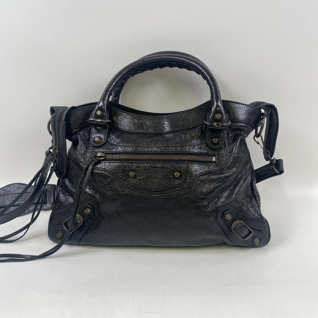BALENCIAGA THE TOWN HANDBAG (BLACK)