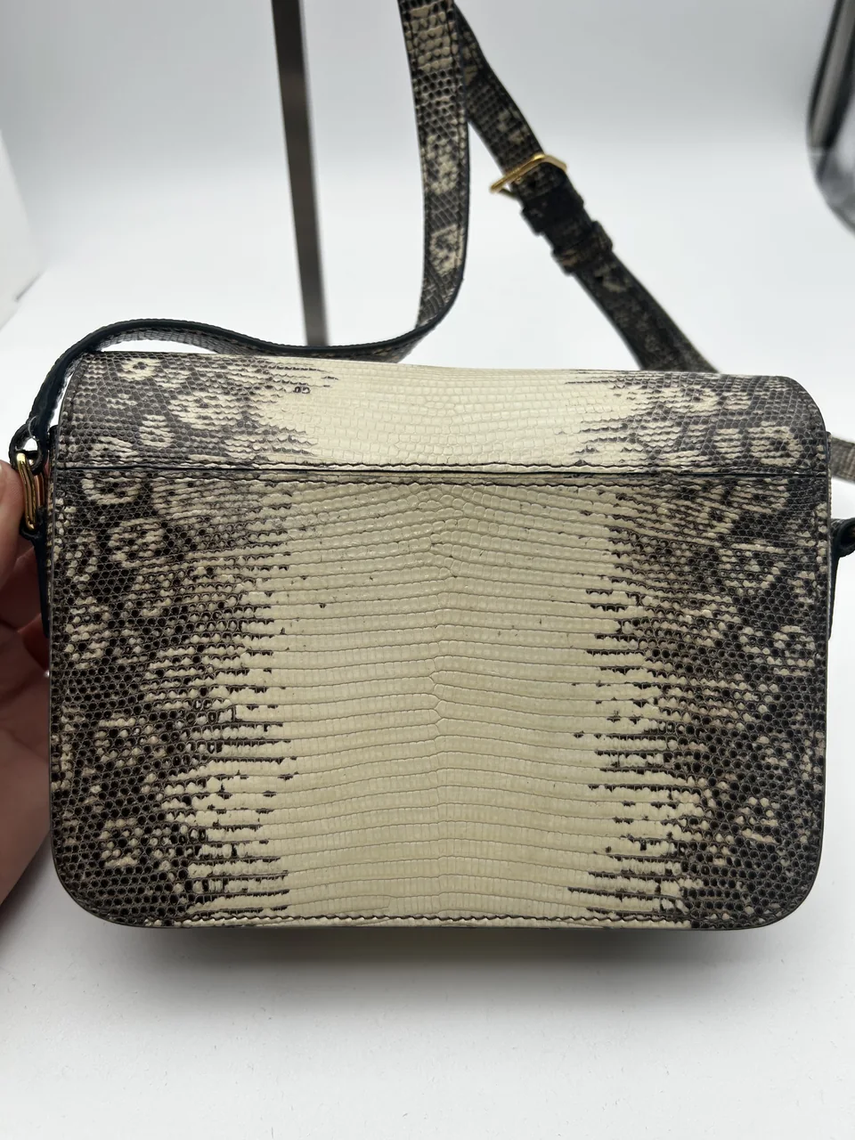 CELINE LIZARD TEEN TRIOMPHE SHOULDER BAG view 3