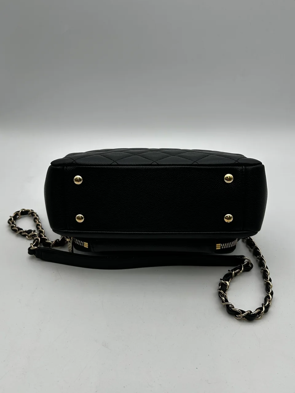 CHANEL CAVIAR TWO-WAY CHAIN SHOULDER BAG view 6