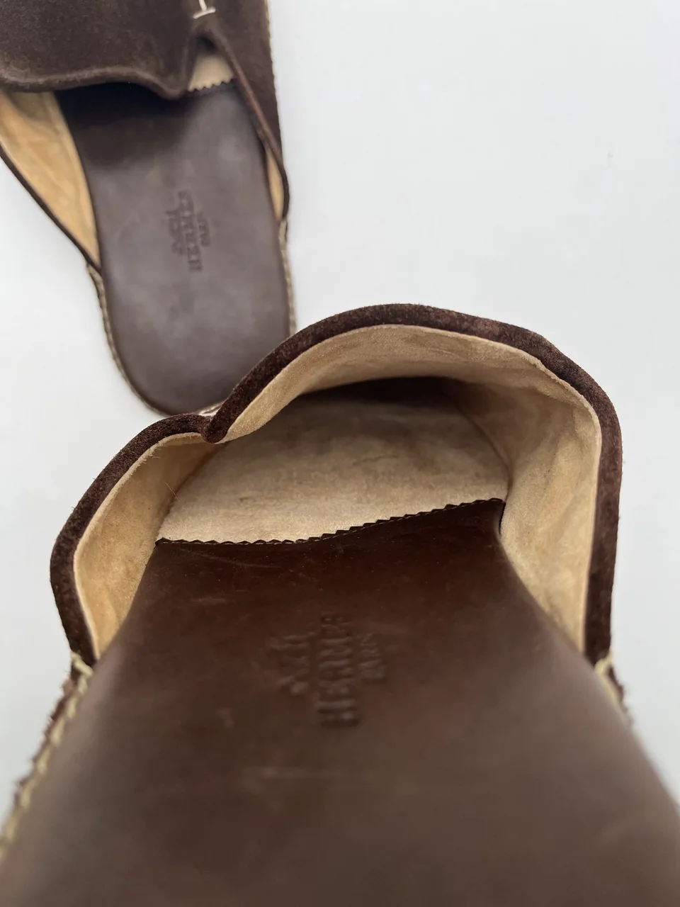 HERMES MULES (BROWN) view 4