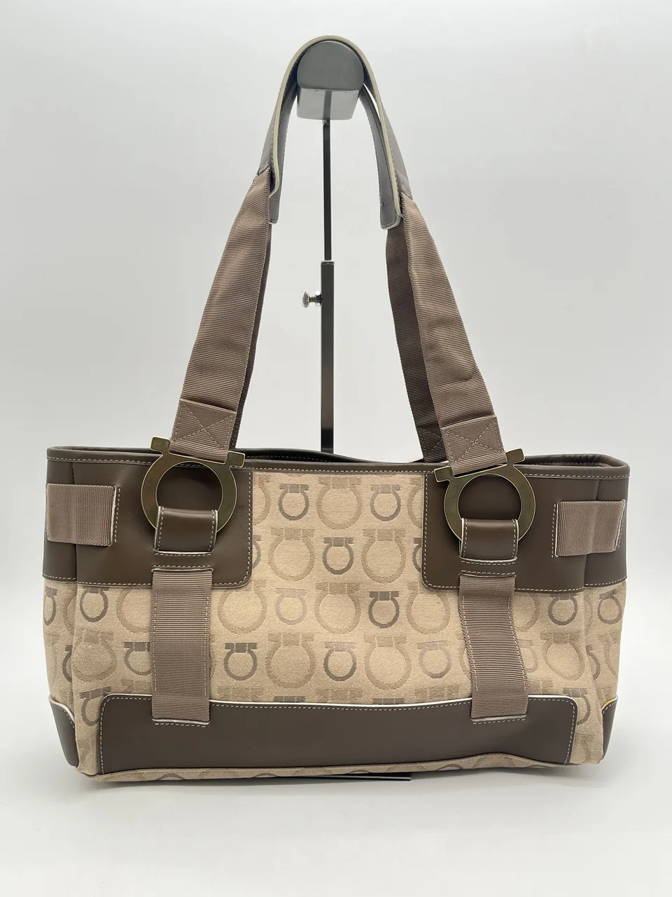 SALVATORE FERRAGAMO GANCINI TOTE BAG