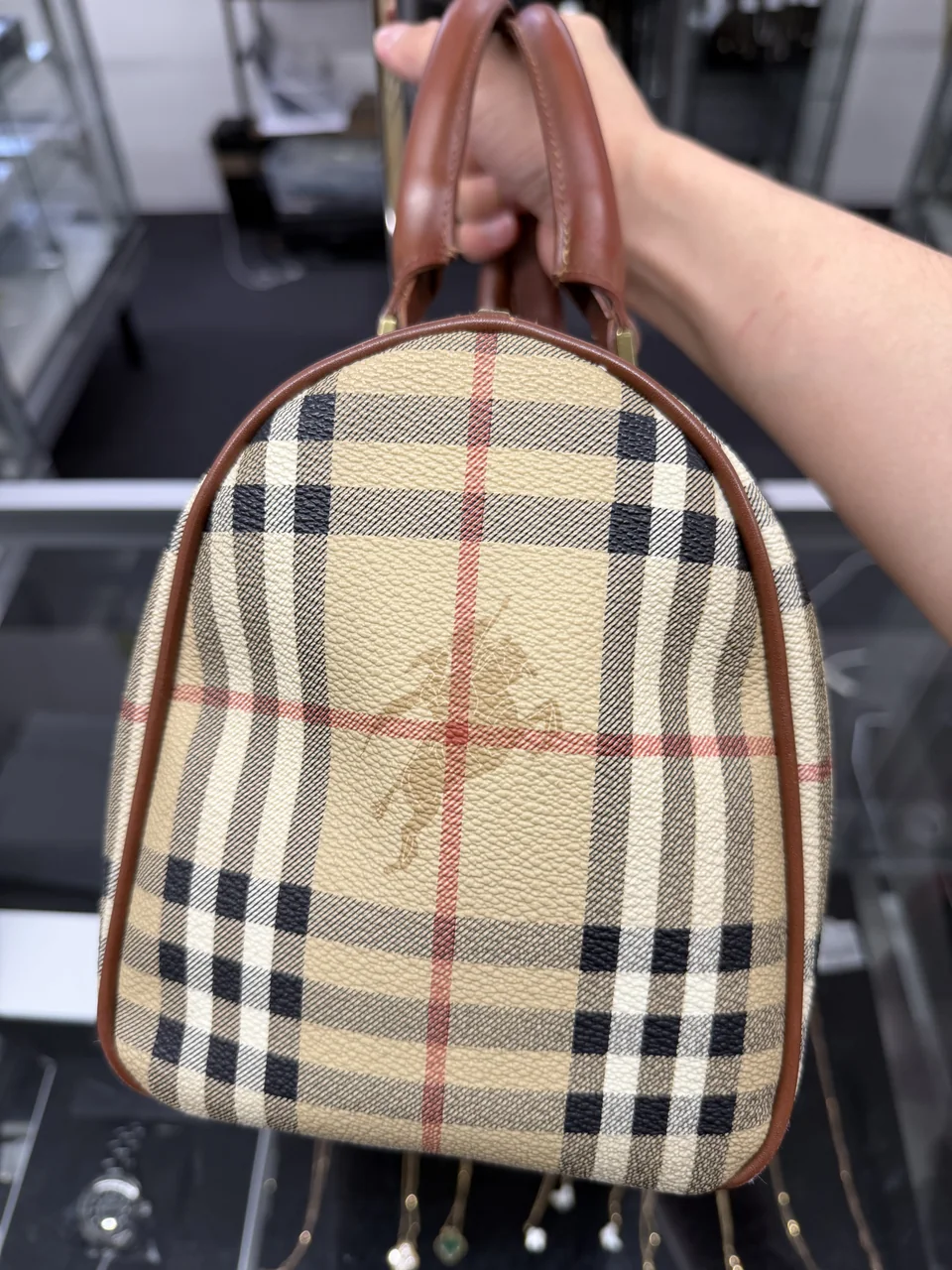 BURBERRY MINI BOSTON BAG view 5