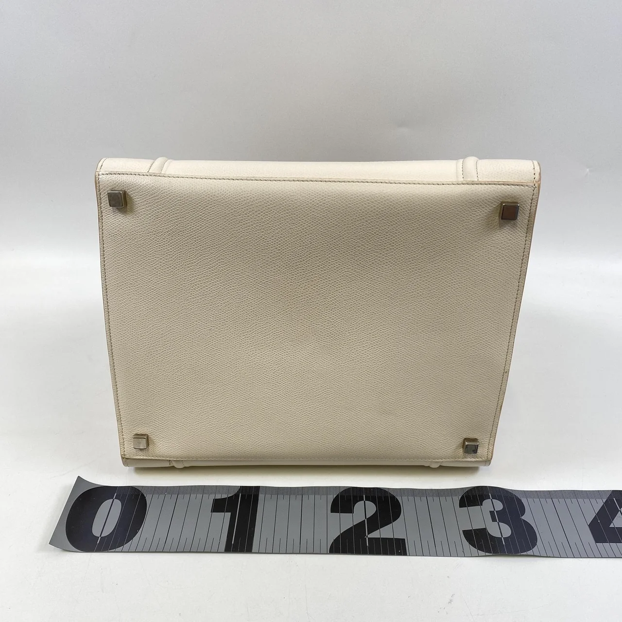 CELINE LUGGAGE PHANTOM HANDBAG (WHITE) view 8