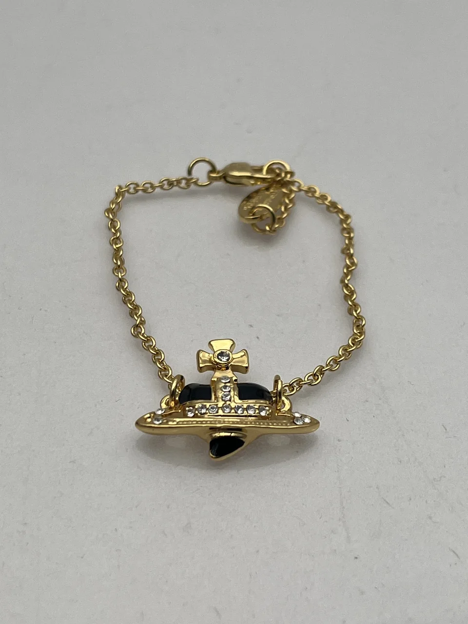 VIVIENNE WESTWOOD ORB BRACELET (BLACK) hover