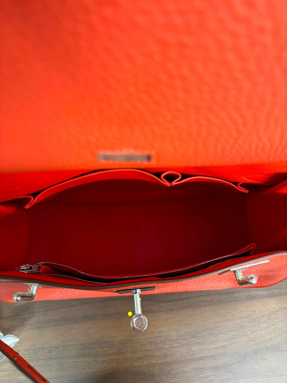 HERMES JYPSIERE 34 (RED, □P STAMP) view 4